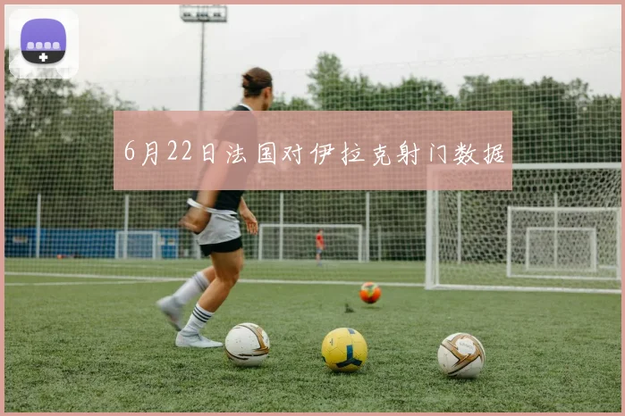 6月22日法国对伊拉克射门数据